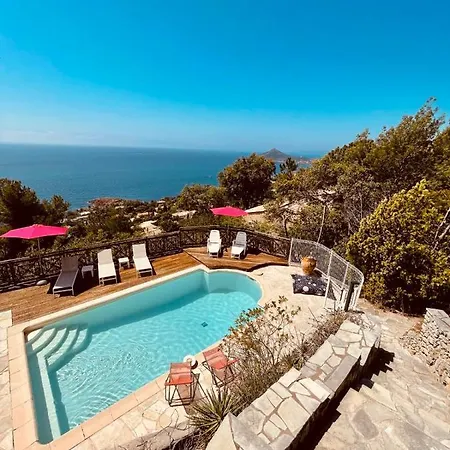 Magnifique Piscine Climatise Vue Ref Eucalyptus * Antheor-Cap-Roux